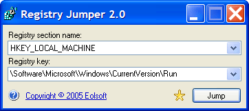 Registry Jumper screenshot